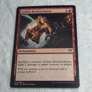 MTG Magic the Gathering Goblin Bombardment